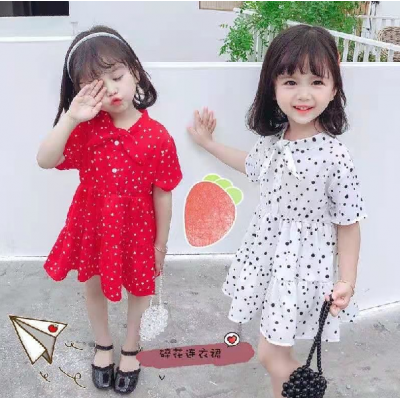 dress boba chest rope (072603) dress anak perempuan (Only 3pcs)